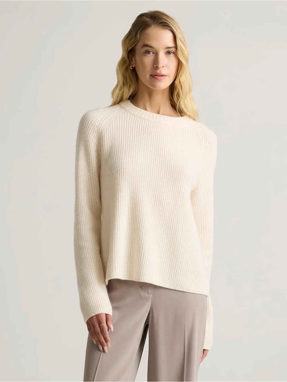 🤎 Mongolian Cashmere Fisherman Crewneck Sweater 🤎
